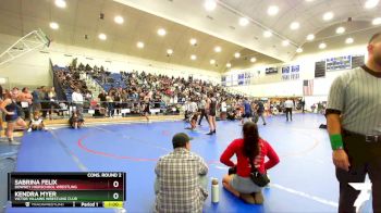 135 lbs Cons. Round 2 - Kendra Myer, Victor Villains Wrestling Club vs Sabrina Felix, Downey Highschool Wrestling