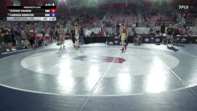 126 lbs Champ. Round 2 - Steven Vaughn, Team Donahoe Wrestling Club vs Carson Webster, Kentucky Extreme Wrestling Club