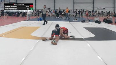 68 lbs Round 5 - 4:00pm Saturday - Arman Bassiri, NCWAY National Team vs John Petrovcik, Florida Elite