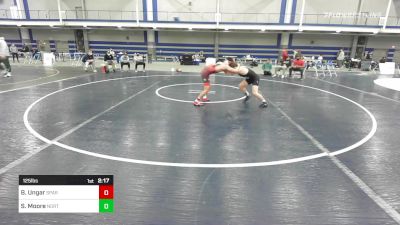 125 lbs 5th Place - Brett Ungar, Spartan WC vs Spencer Moore, North Carolina