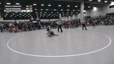 86 lbs Cons. Sub-quarters - Yohan M. Hernandez, Florida vs Declan Witkowski, Phenom Wrestling