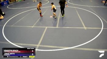 140 lbs Round 1 - Kingston Beach, Centennial Youth Wrestling vs Jorge Brito, Minnesota