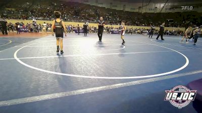 58 lbs Consi Of 8 #1 - Lawson Mortimer, Lions Wrestling Academy vs Zachary Harris, TEAM CONQUER