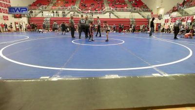 64-67 lbs Rr Rnd 3 - Jameson Cartwright, Midwest City Bombers Youth Wrestling Club vs Katelee Cole, Tulsa Blue T Panthers