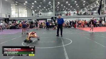 52 lbs Round 5 (8 Team) - Preston O`Gorman, Backyard Brawlers vs Greyson Bosley, U2 Upstate Uprising