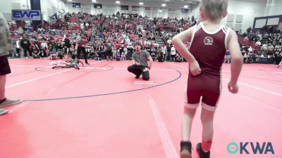 43 lbs Consolation - Kolter Gay, Blackwell Wrestling Club vs Slader Gibson, Team Guthrie Wrestling