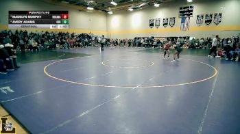 100 lbs Semifinal - Madelyn Murphy, Roxana vs Avery Adams, Centralia