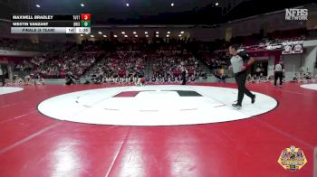 120 lbs Finals (8 Team) - Maxwell Bradley, TUTTLE vs Westin Vanzant, BRISTOW