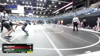 110 lbs Round 1 (6 Team) - Adin Wessley, Top Guns vs Carter York, Untouchables