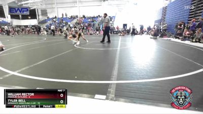 96 lbs Round 3 (4 Team) - William Rector, Missouri Outlaws vs Tyler Bell, OpenMats Wrestling Club