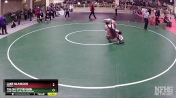 132 lbs Quarterfinal - Jake Glascock, Wells vs Talon Stevenson, Lake Mead Christian Accdemy