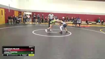 106 lbs Champ. Round 1 - Josiah Maestas, SLAM Academy vs Christian Melgar, Sierra Vista