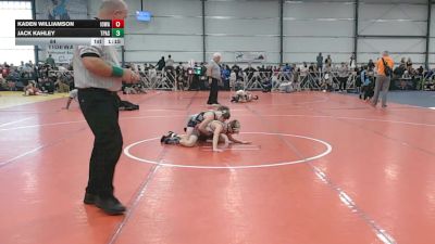 84 lbs Round 1 - 9:00am Saturday - Kaden Williamson, Iowa Black vs Jack Kahley, PA Silver