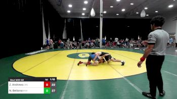 167 lbs Rr Rnd 2 - Zach Andrews, Council Rock South vs Nicholas Bellomo, River Valley Rebels