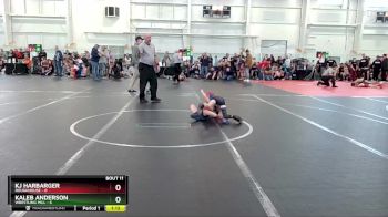 52 lbs Round 4 (6 Team) - KJ Harbarger, Roughhouse vs Kaleb Anderson, Wrestling Mill