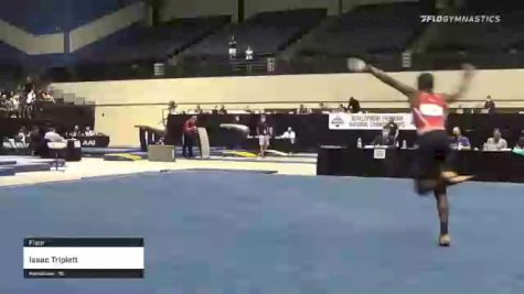 Isaac Triplett - Floor - 2021 USA Gymnastics Development Program National Championships