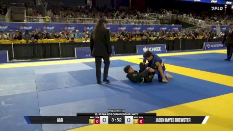 Jaden Hayes Brewster vs Aaron Bennett Moroke 2026 Pan Kids Jiu-Jitsu IBJJF Championship