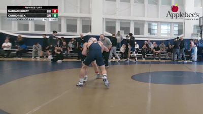 149 lbs Consi Of 8 #1 - Nathan Higley, Bellarmine vs Connor Eck, Clarion