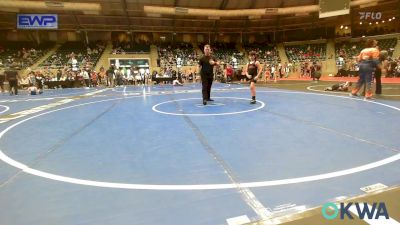 100 lbs Consi Of 8 #2 - Olan Garrison, Coweta Tiger Wrestling vs Koby Koby Thompson, Pin-King All Stars