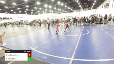 78 lbs Semifinal - Coy Maldonado, Black Cat Wrestling vs Analiyah Reveles, Silverback WC