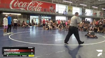 70 lbs Round 1 (10 Team) - Maddox Plambeck, RWA vs Harley Charroin, Panhandle Punishers
