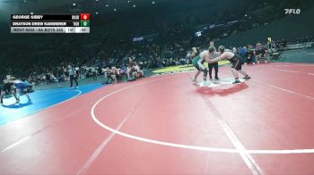 6A Boys 285 lbs Cons. Round 2 - George Gibby, Roseburg Boys vs Drayson Drew Kammerer, Tigard Boys