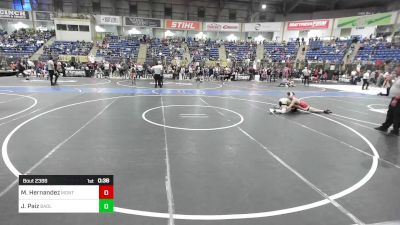 120 lbs Consi Of 8 #2 - Mateo Hernandez, Montrose Elite vs Jaxon Paiz, Badlands Elite