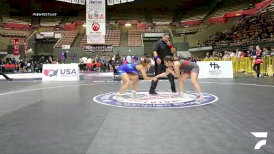 Semis - Sarai Cortez, Gilroy High School Wrestling vs Clara Soares, Team Thunder Wrestling Club