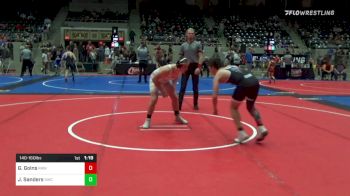 140 lbs Rr Rnd 1 - Griffin Goins, RAW vs Jescee Sanders, Salina Wrestling Club