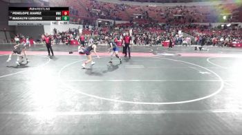 138 lbs 1st Place Match - Madalyn Luedtke, Mukwonago Wrestling Club vs Penelope Juarez, Waukesha Wrestling Club