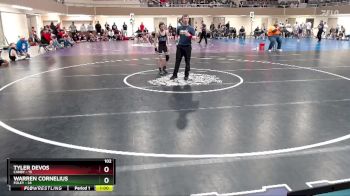 102 lbs Quarterfinals (8 Team) - Warren Cornelius, Foley vs Tyler DeVos, Canby