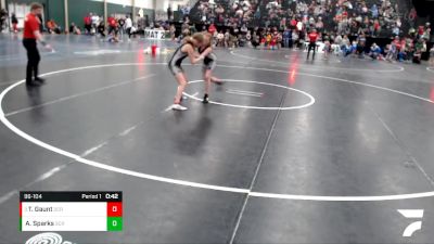 96-104 lbs Round 3 - Taelyn Gaunt, Scramblers vs Abby Sparks, Scramblers