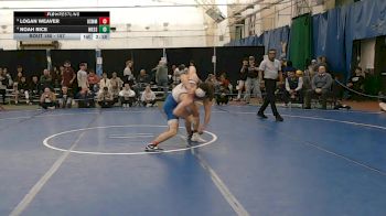 157 lbs Quarterfinal - Logan Weaver, Merchant Marine vs Noah Rice, Messiah