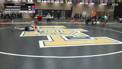 165 lbs Quarters - Tucker Wheeler, Iowa vs Ayden McRoberts, Powerhouse Wrestling Club