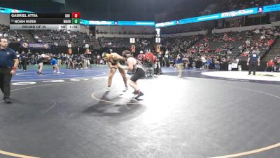 285 lbs Round Of 32 - Gabriel Attia, San Lorenzo Valley (CC) vs Noah Huss, Moorpark (SS)