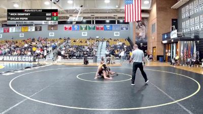 149 lbs Cons. Round 2 - Nick Dempsey, Montevallo vs Dylan Pepin, Mount Olive
