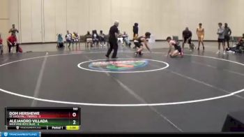 163 lbs 2nd Wrestleback (16 Team) - Dom Hershewe, St. Lucie PAL / Tropics vs Alejandro Villada, Backyard Boyz Blue