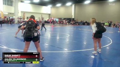 125 lbs Round 1 (8 Team) - Shelby Barnett, Team Montana Gold vs Kailera Villavicencio, NC Golden Girls