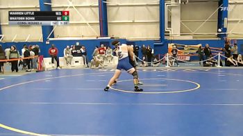 197 lbs Cons. Round 4 - Brayden Sohn, New England College vs Warren Little, Wesleyan (ct)