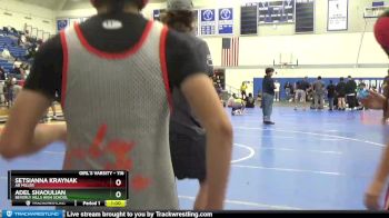 116 lbs 5th Place Match - Setsianna Kraynak, AB Miller vs Adel Shaoulian, Beverly Hills High School