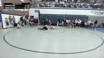 71 lbs Cons. Round 4 - Spencer Kidd, Declo Stingers vs Brock Hvass, Lewiston Wrestling Club