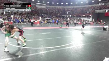 110 lbs Champ. Round 1 - Evan Dietschweiler, Aviators Wrestling vs James Laabs, Freedom