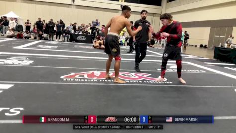 Brandom M vs Devin Marsh 2025 ADCC Orlando Open/Youth Trials