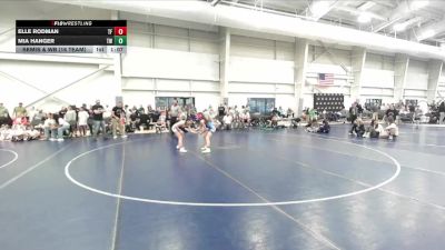 85 lbs Semis & Wb (16 Team) - Elle Rodman, The Farm vs Mia Hanger, Team Wyoming