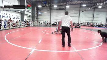 100 lbs Rr Rnd 1 - Owen Koss, Whitted Trained National Dual Team - MS vs Jason Hudak, Iron Horse Black - MS