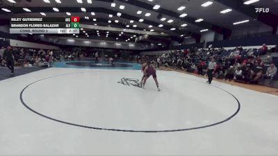 157 lbs Cons. Round 2 - Brandon Flores-Salazar, Alvernia vs Riley Gutierrez, Arcadia