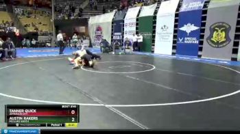 152 lbs Cons. Round 1 - Tanner Quick, Jefferson City vs Austin Rakers, McCluer North