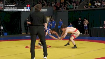 65 kg 1st Place Match - Nathan Nash, Unaffiliated vs Peiman Biabani, Burnaby Mtn WC
