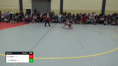90 lbs Cons. Round 1 - Luca Mariotti, STMA vs Jet Lester, Chickasaw Elite Wrestling Club