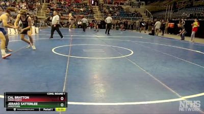 160 lbs Cons. Round 1 - Jerard Satterlee, Jamestown vs Cal Bratton, Fargo North